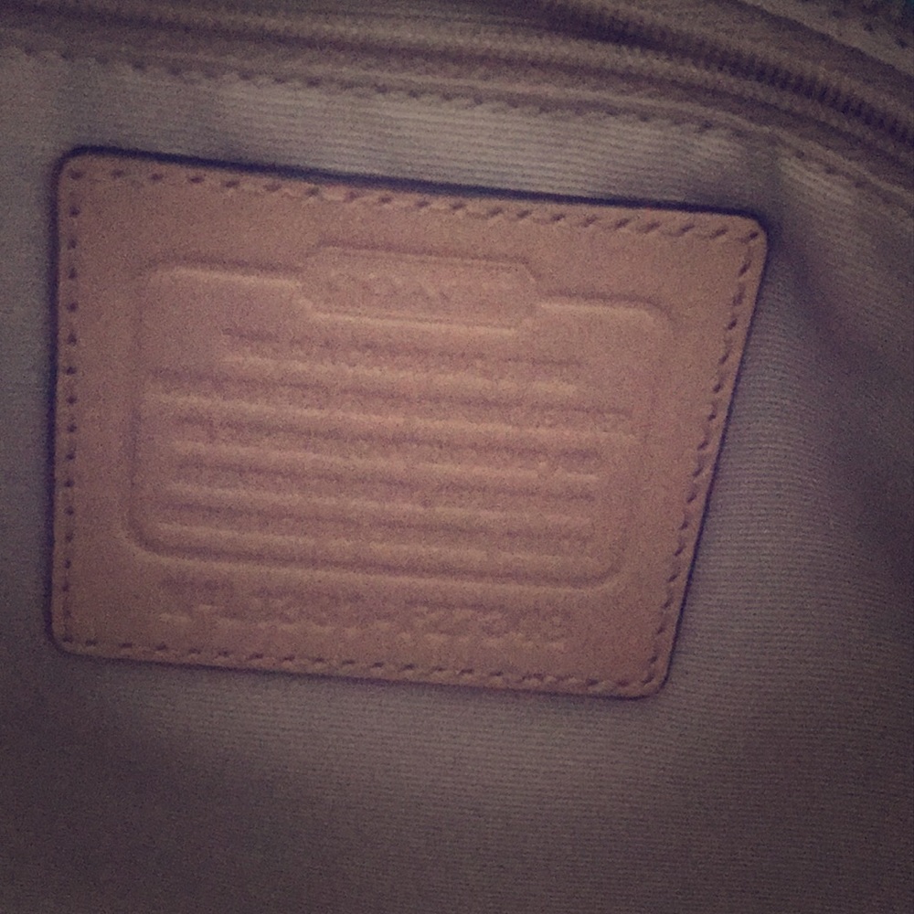 Coach bag I love the green color